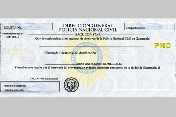 Cómo tramitar antecedentes policiales en línea en Guatemala.